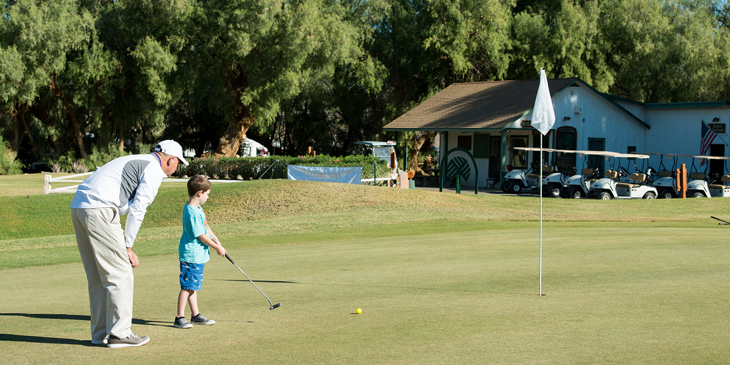 The Furnace Creek Golf Course at Death Valley golf lessons